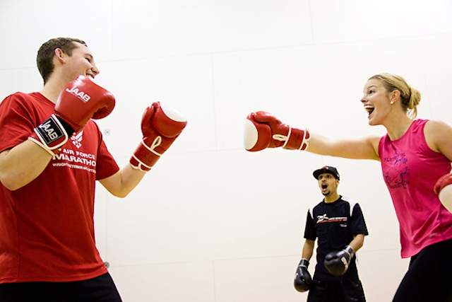 Couple boxing 