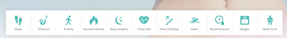 inKin Fitness Trackers Comparison Tool Step 1