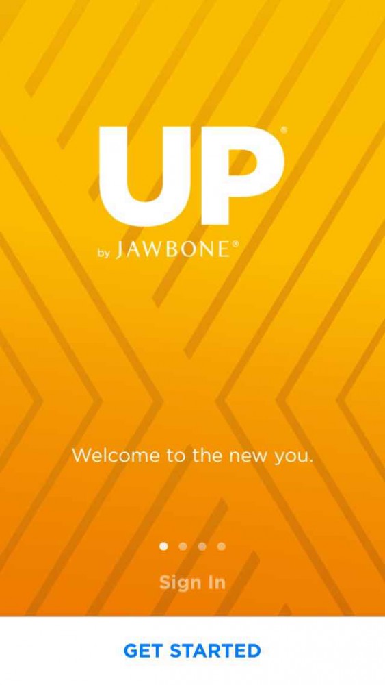 Jawbone app screen on inKin Social Fitness Platform Blog