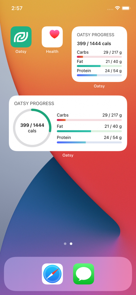 Oatsy Calorie Counter