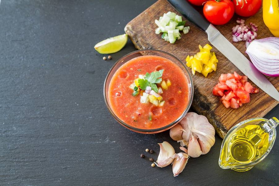 Grilled Gazpacho Soup Recipe on inKin Fitness and Health Blog