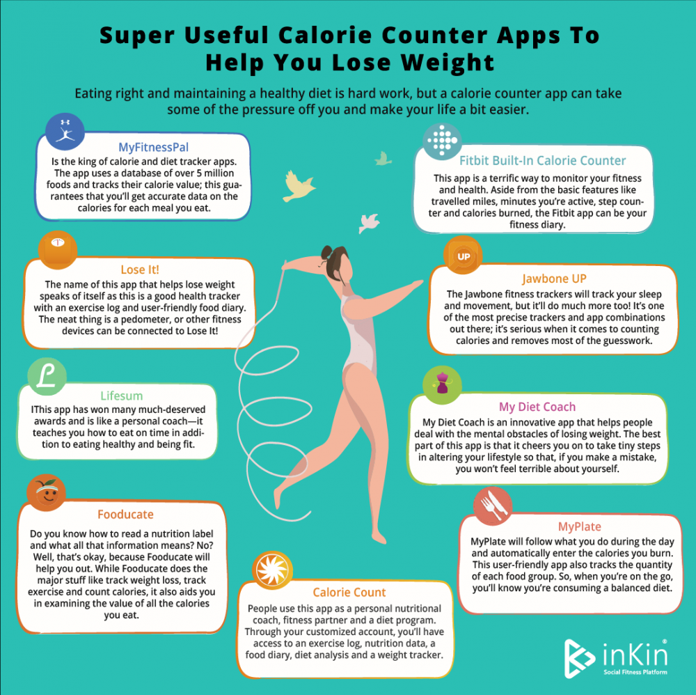 Wiskundig Tegen de wil Bemiddelaar 9 Best Calorie Counter Apps [INFOGRAPHICS]