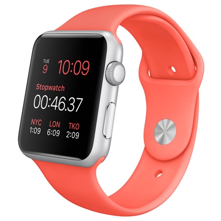 Apple Watch Pink Display