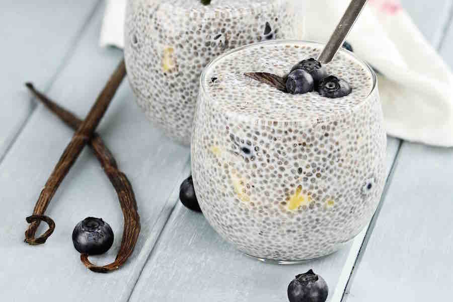 Healthy chia smoothie