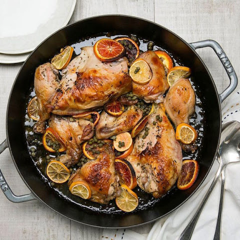 Catalan Chicken Healthy Spanish Recipes on inKin Social Fitness Blog