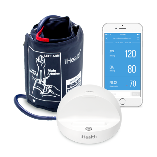 Wearable Pulse (HR) Blood Pressure iHealth Ease