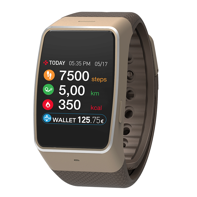 Wearable Steps Distance Activity Burned Calories Sleep Analysis MyKronoz ZeWatch 4